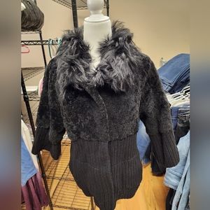 Small Vera Pelle Black Leather Jacket